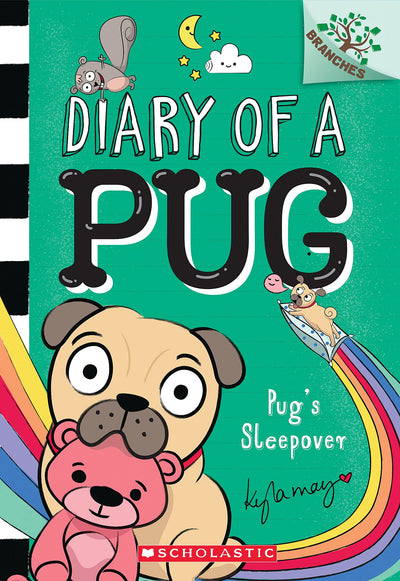 Pug's Sleepover: A Branches Book (Diary of a Pug #6) (6)