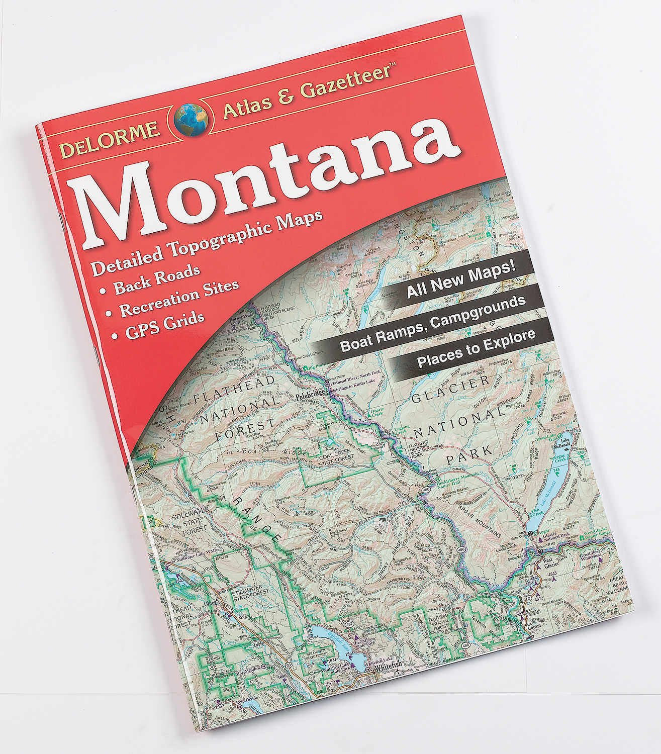 Montana Atlas & Gazetteer (Delorme Atlas & Gazetteer) by Del
