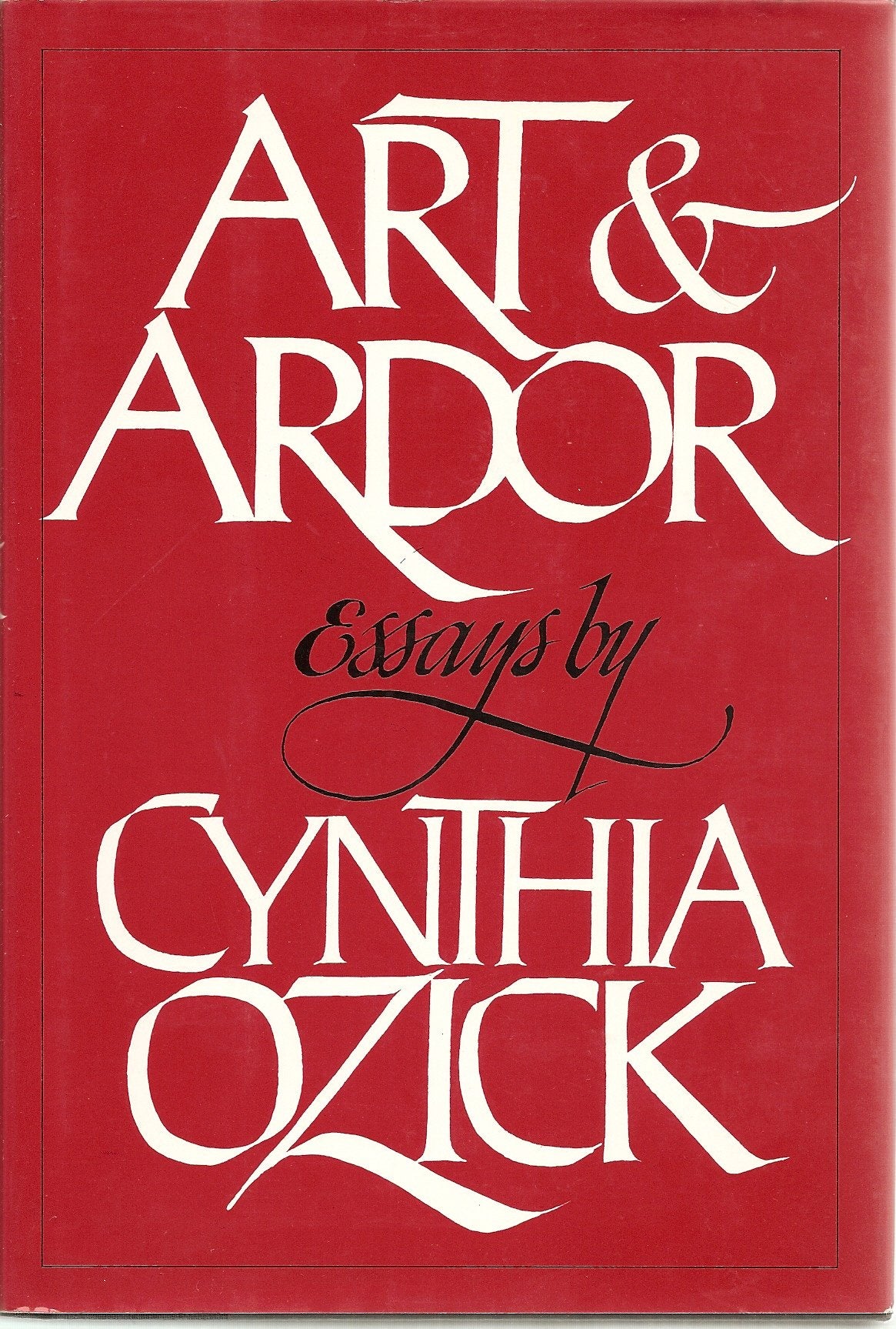 ARDOR AND ART