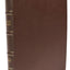 NKJV, Large Print Verse-by-Verse Reference Bible, Maclaren Series, Genuine Leather, Brown, Comfort Print: Holy Bible, New King James Version
