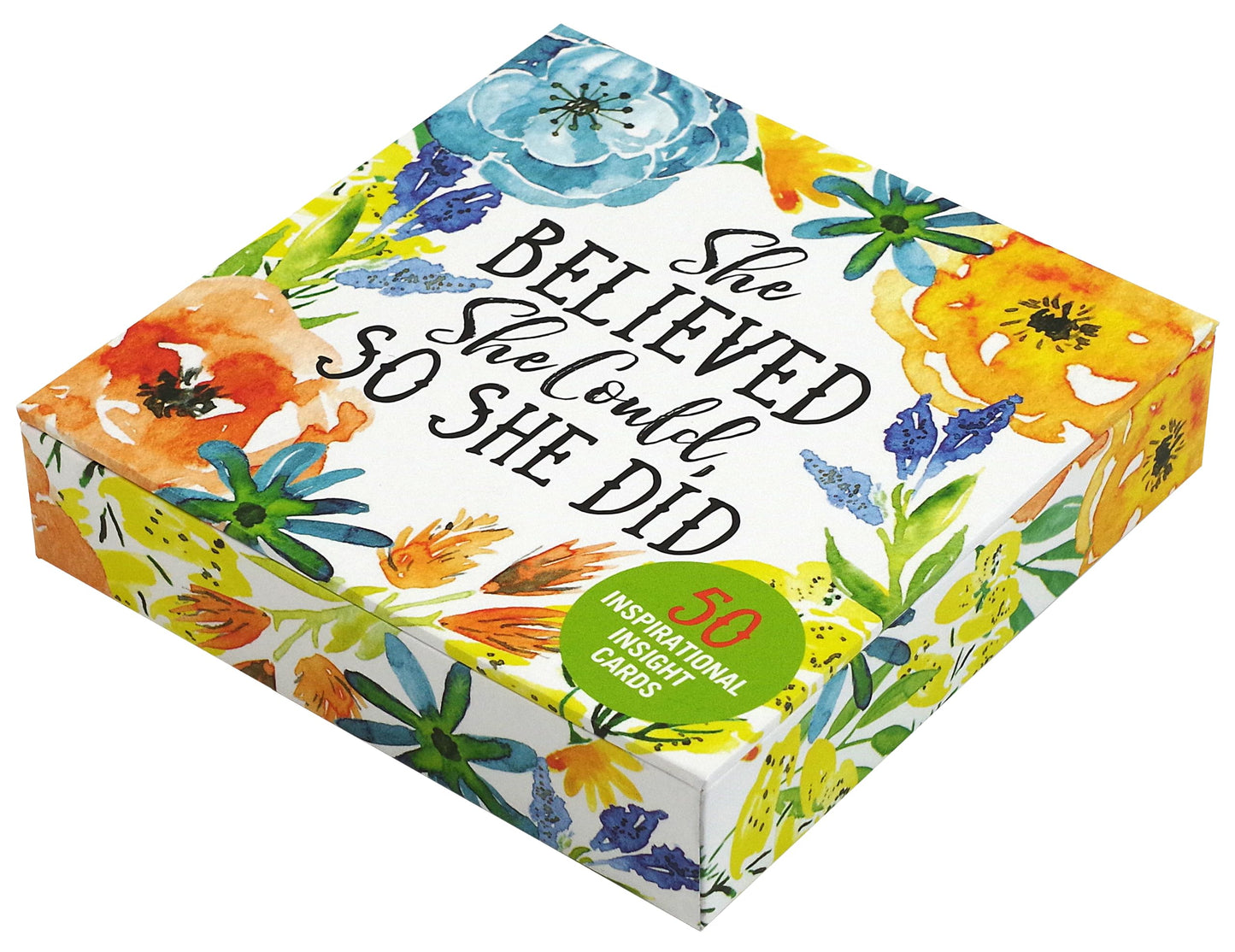 She Believed She Could, So She Did Insight Cards (Deck of 50 Empowering Inspirational Cards)