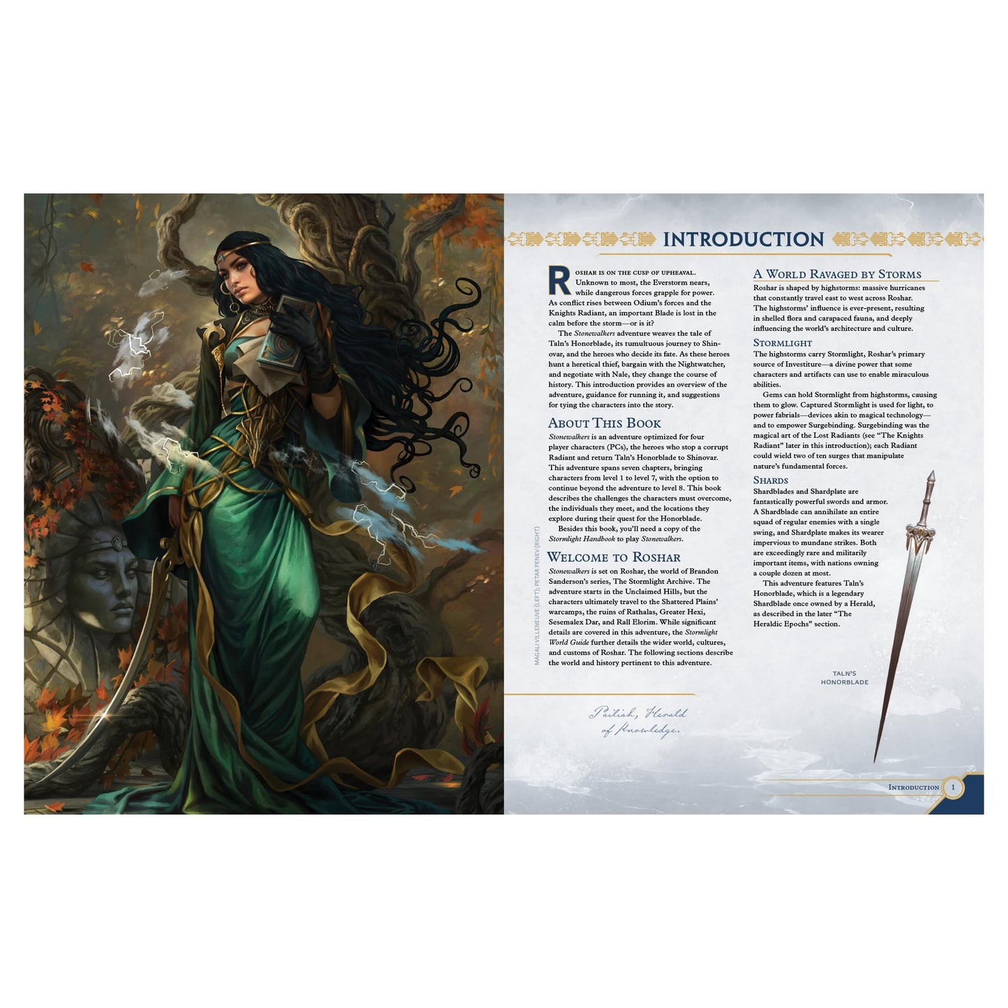 Cosmere RPG - Stormlight Archive Stonewalkers Adventure by Brotherwise Games  Ages 14+  3-7 Players  Epic Campaign Across Roshar, 1st-8th Level ... Herald Mysteries & High-Storm Exploration