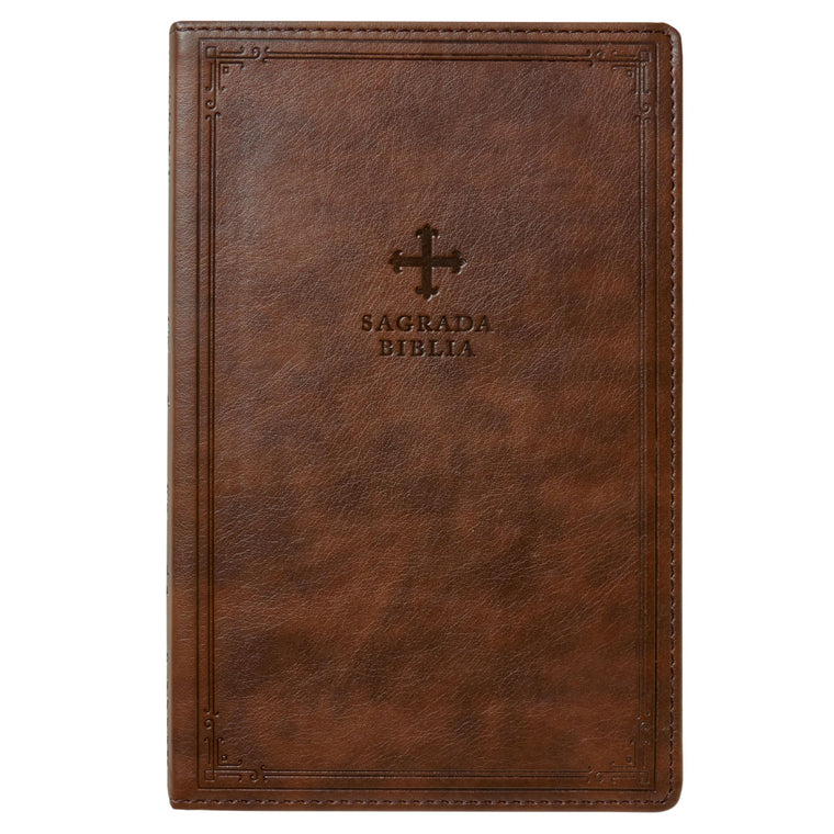 Biblia Católica, Tamao personal, Leathersoft, Café, Comfort Print (Spanish Edition)