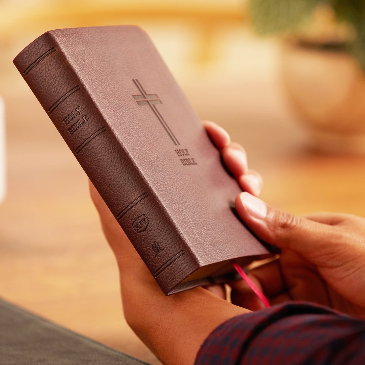 KJV, Reference Bible, Compact, 8-point Print, Leathersoft, B