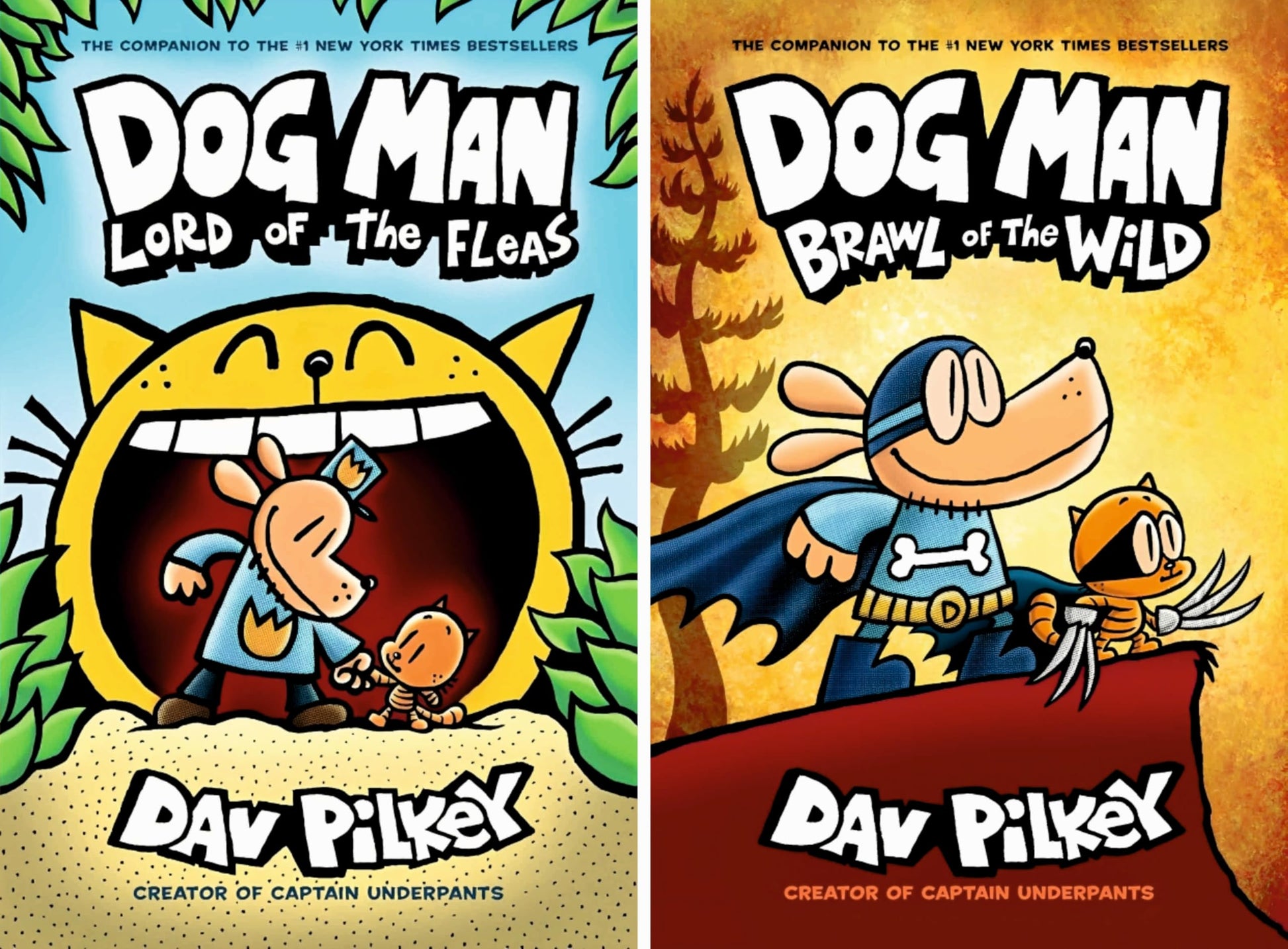 Dog Man Series Complete Collection Set (Books 1-14) by Dav Pilkey