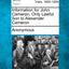 Information for John Cameron, Only Lawful Son to Alexander Cameron