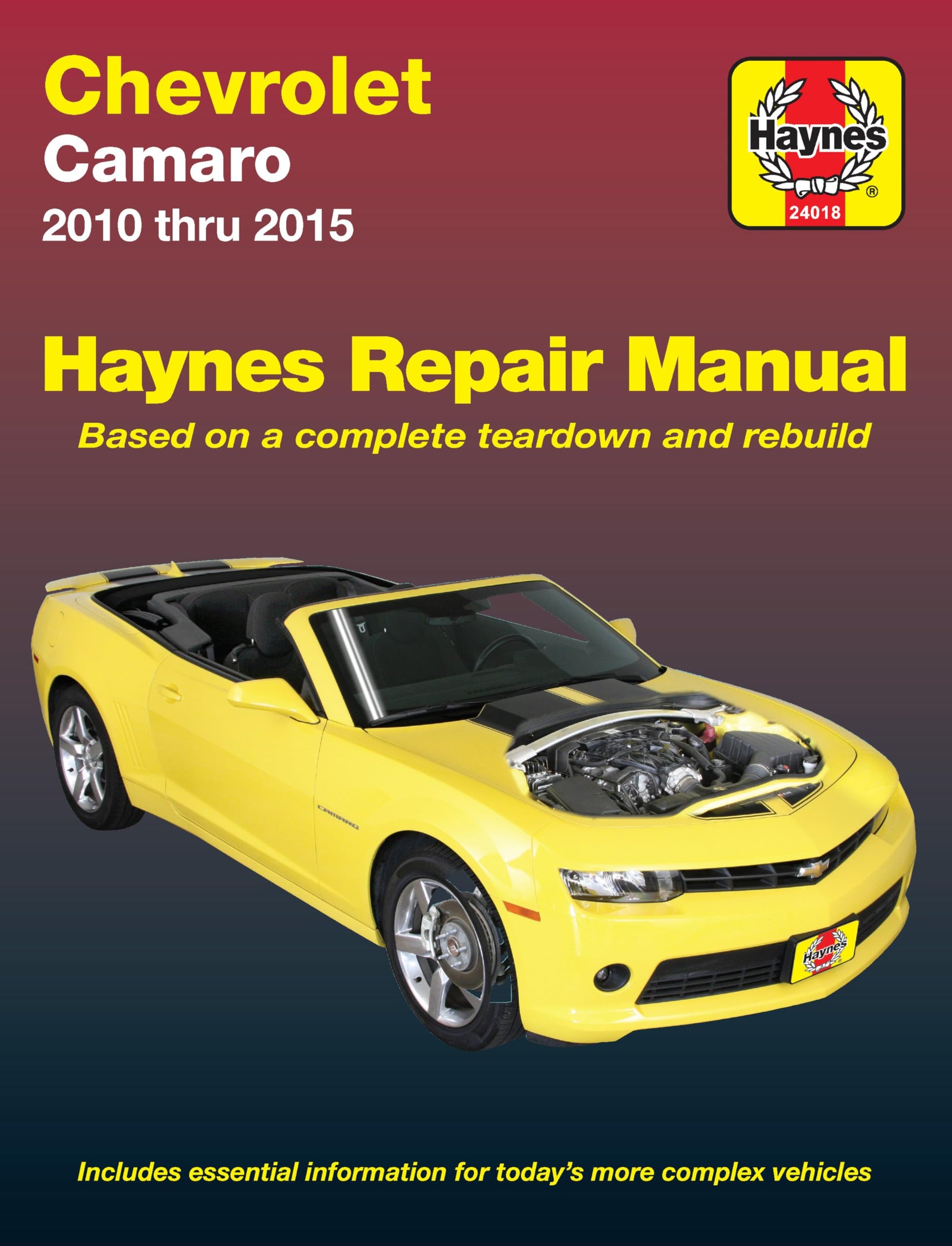 Chevrolet Camaro (10-15) Haynes Repair Manual (Does Not Include Information Specific to Z28 Models)
