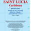 Saint Lucia Street Map With Index 1:45,000