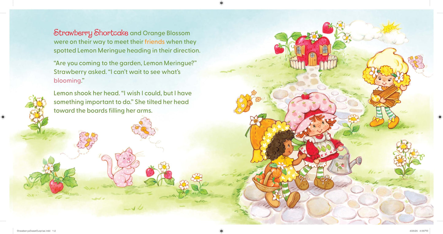 Strawberry's Sweet Surprise: A Scratch-and-Sniff Book: A Perfect Easter Basket Stuffer for Kids