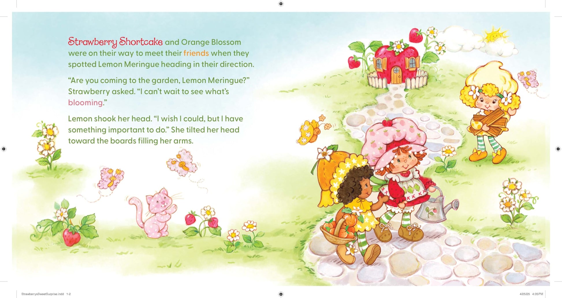 Strawberry's Sweet Surprise: A Scratch-and-Sniff Book: A Perfect Easter Basket Stuffer for Kids