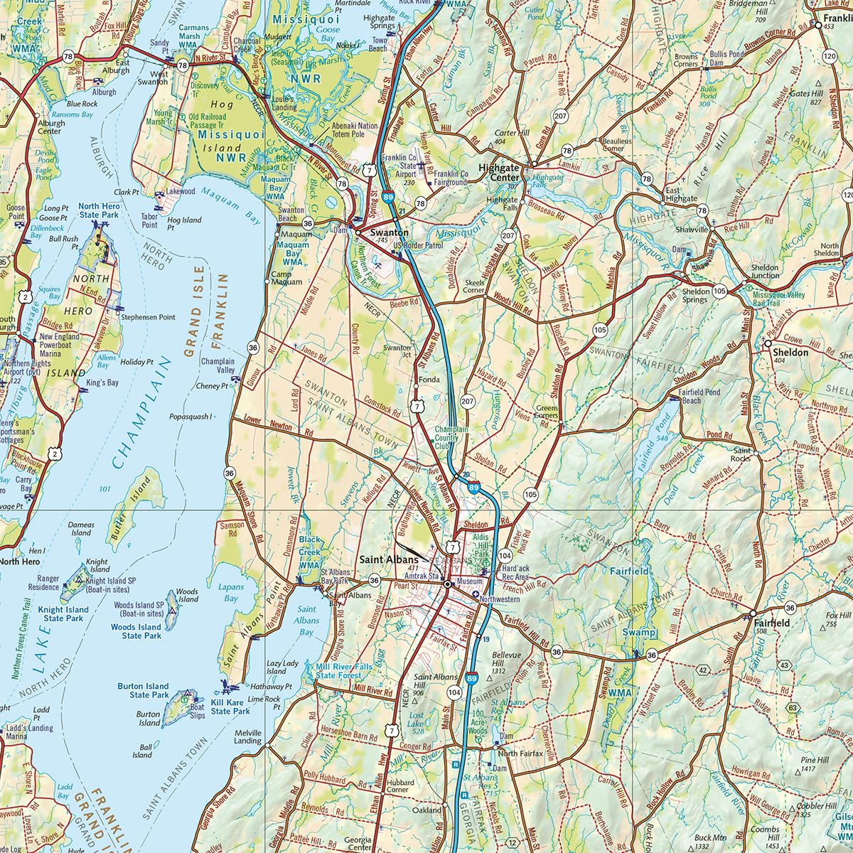 New England Road and Recreation Atlas - 1st Edition, 2025 (Benchmark)