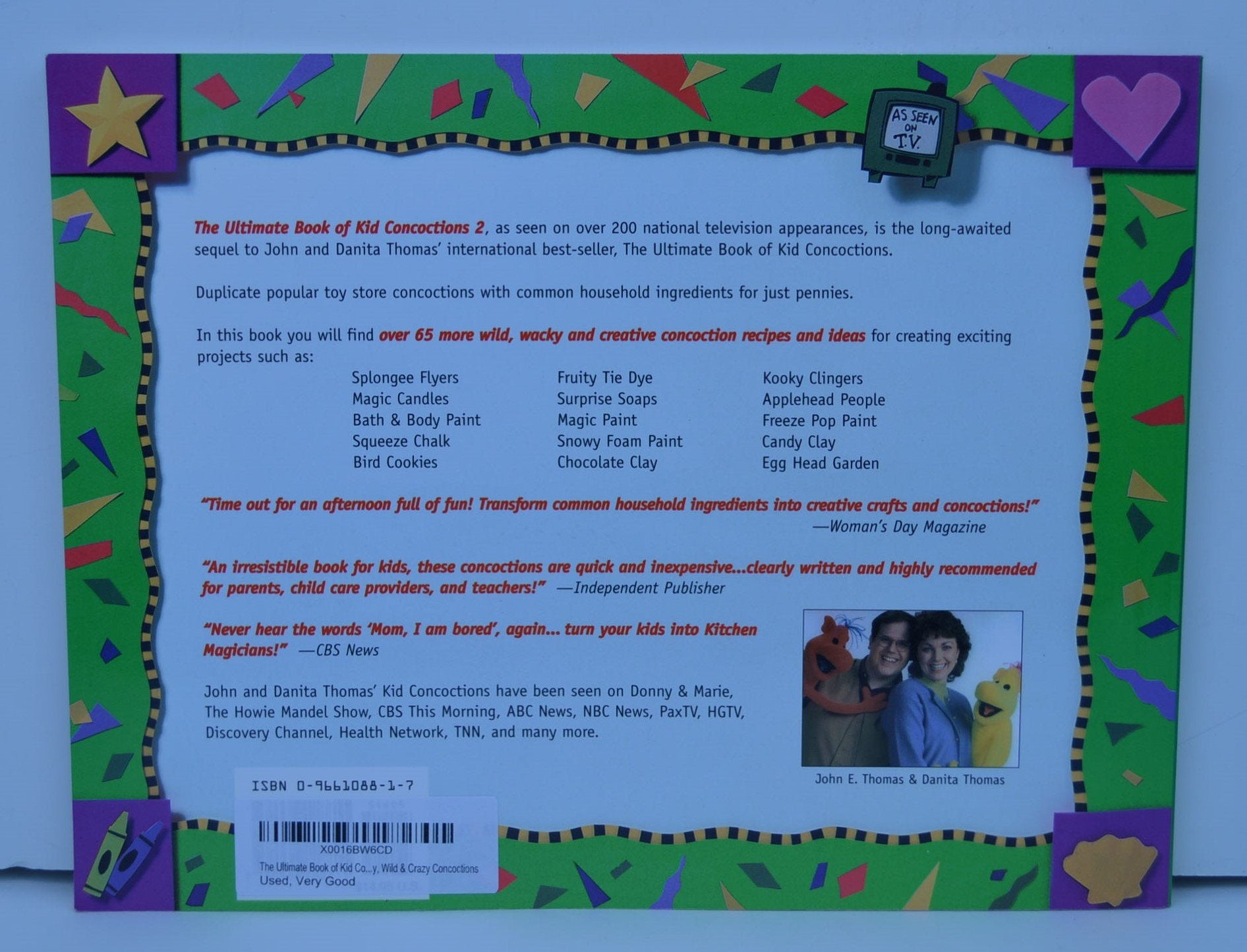 The Ultimate Book of Kid Concoctions 2: More Than 65 New Wacky, Wild & Crazy Concoctions
