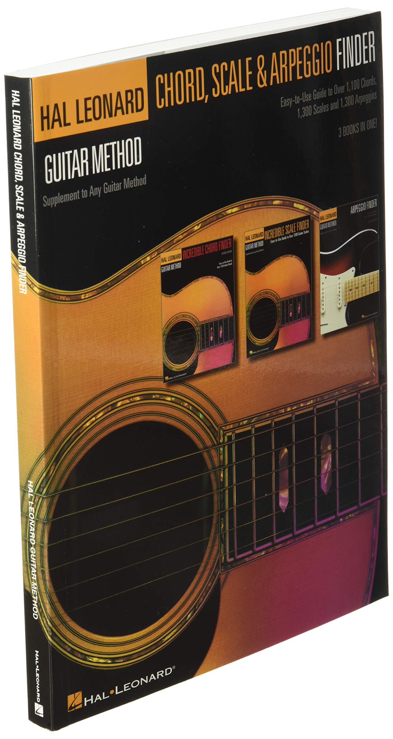 Guitar Chord, Scale and Arpeggio Finder Hal Leonard Guitar Method  Easy Guide to Over 1,100 Chords, 1,300 Scales and 1,300 Arpeggios  Complete Guitar Reference Book