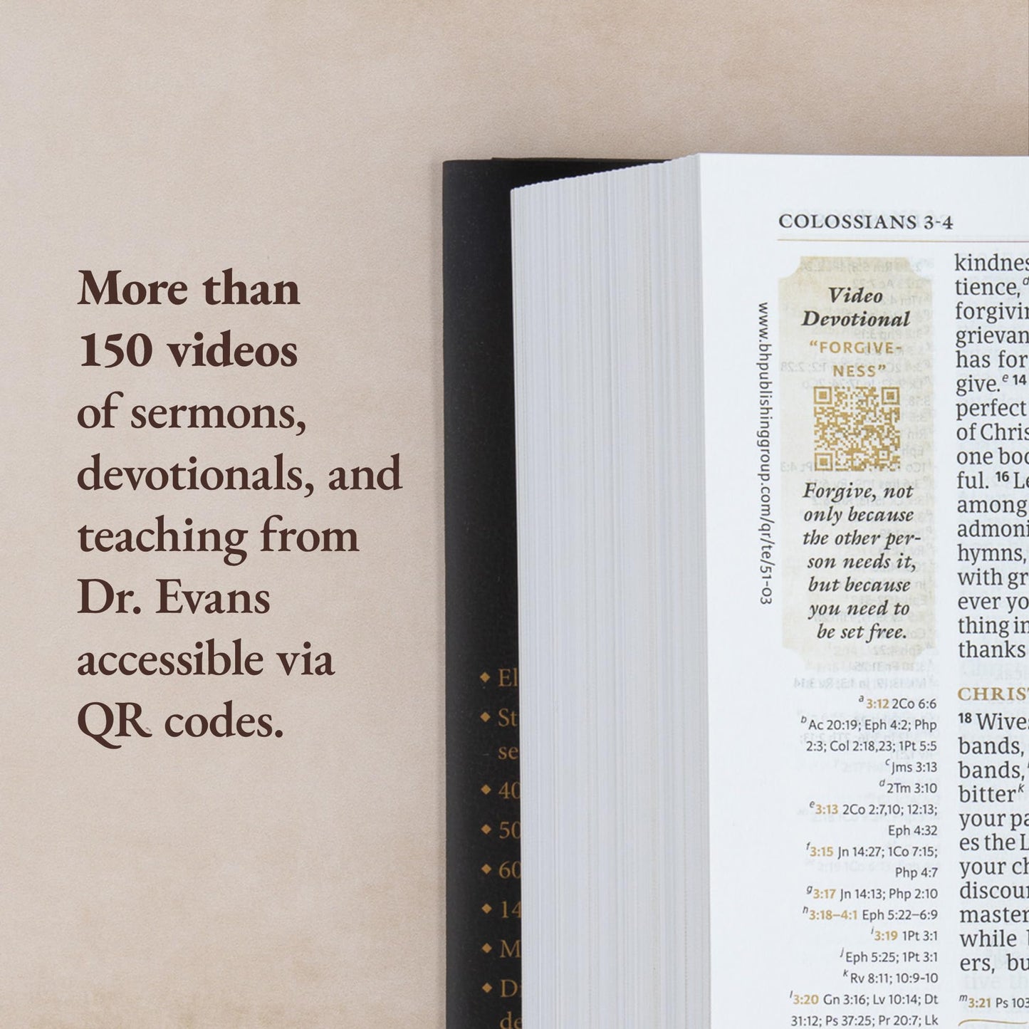 CSB Tony Evans Study Bible, Hardcover, Black Letter, Study Notes and Commentary, Articles, Videos, Charts, Easy-to-Read Bible Serif Type