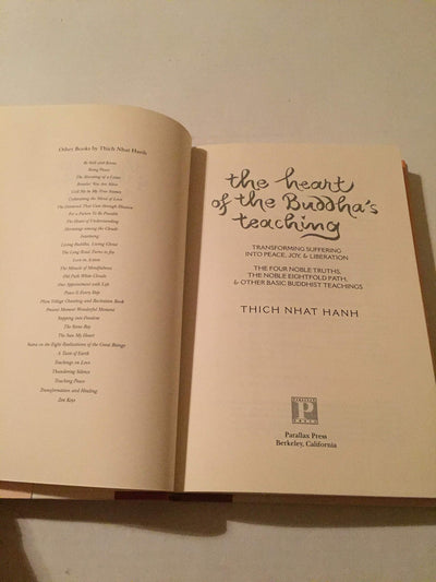 Heart of the Buddha's Teaching: Transforming Suffering into Peace