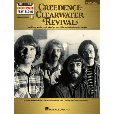 Creedence Clearwater Revival - Deluxe Guitar Play-Along Vol 23  Guitar Tab Songbook with Online Audio  Classic Rock Sheet Music Book with Interactive Play Along Tracks for Practice and Performance