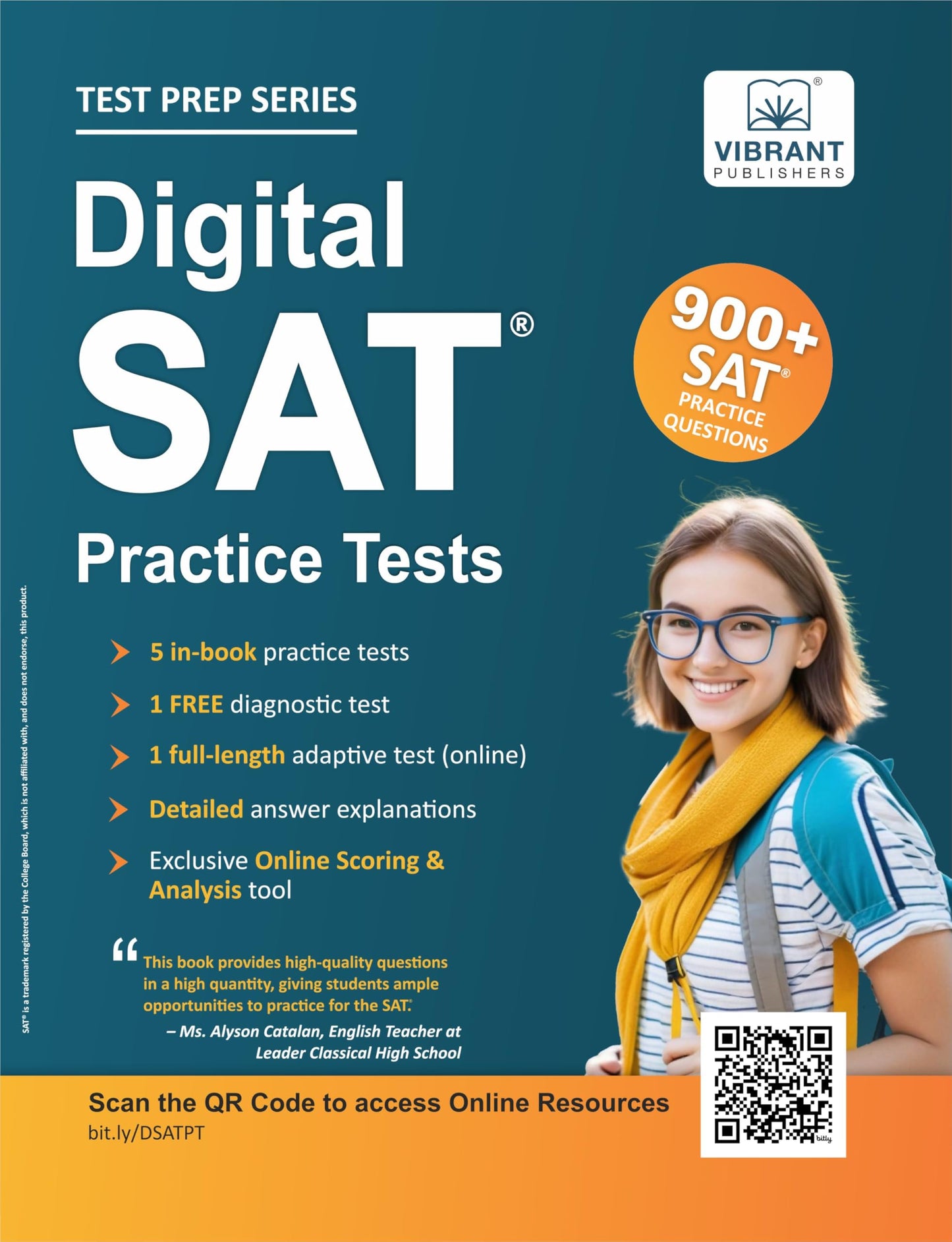 Digital SAT Practice Tests: 900+ SAT Practice Questions  5 Full-Length Tests with Detailed Explanations, Adaptive Online Tests & Free Scoring Tool for 2026 Exam