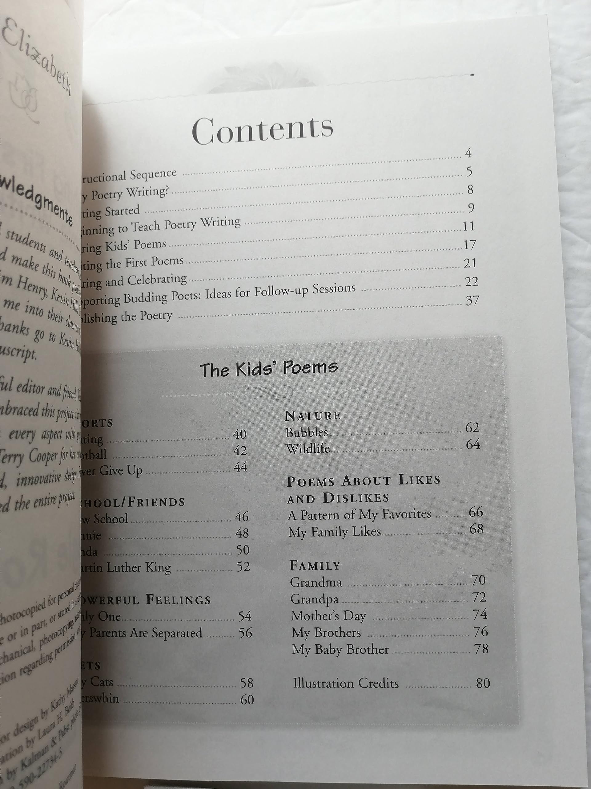 Kids' Poems (Grades 1)