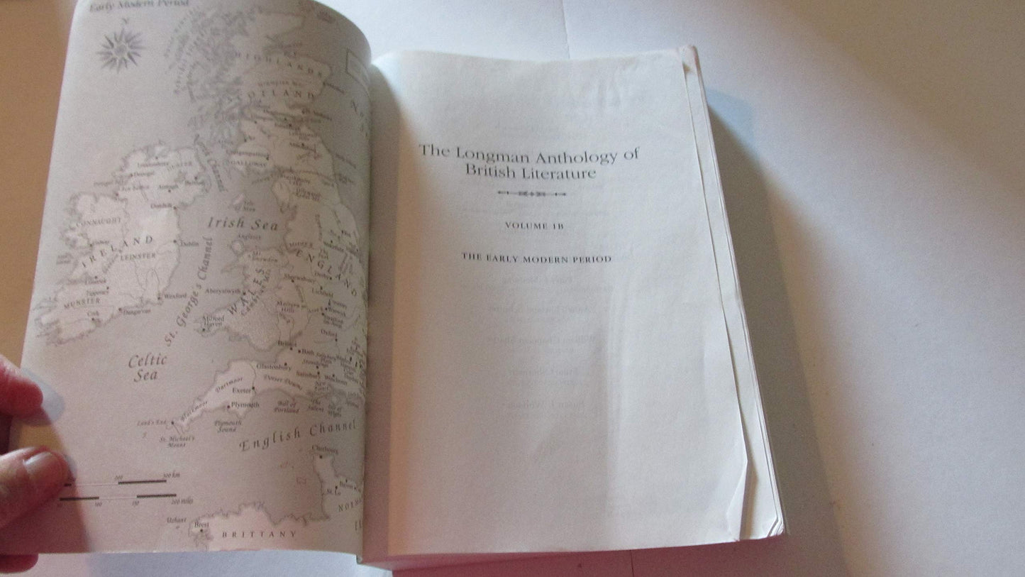 Longman Anthology of British Literature, The: The Early Modern Period, Volume 1B