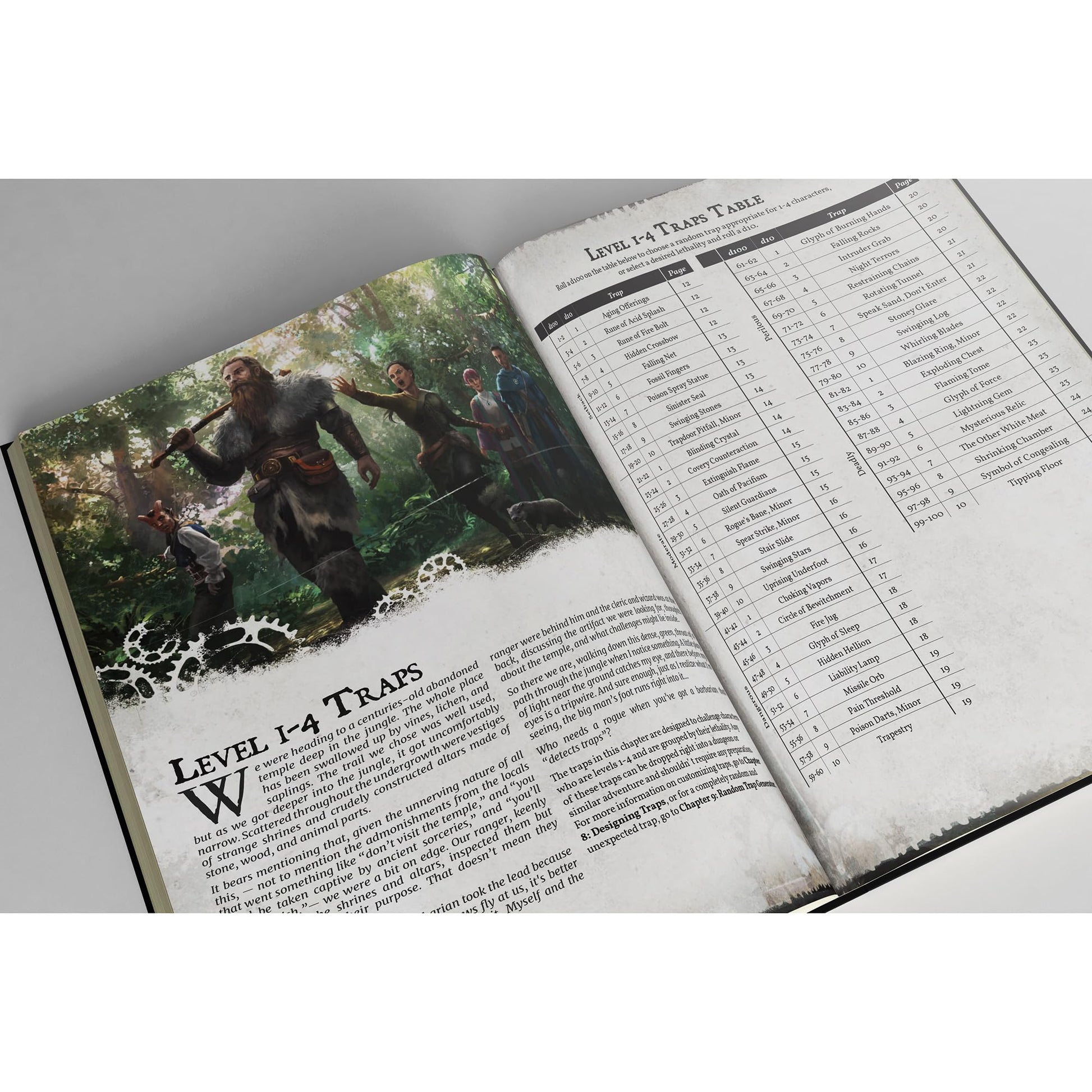 Nord Games: Treacherous Traps - Hardcover RPG Supplement Book, Dungeon Design & Traps, Tabletop Roleplaying Game, 5e D&D, 173 Pages