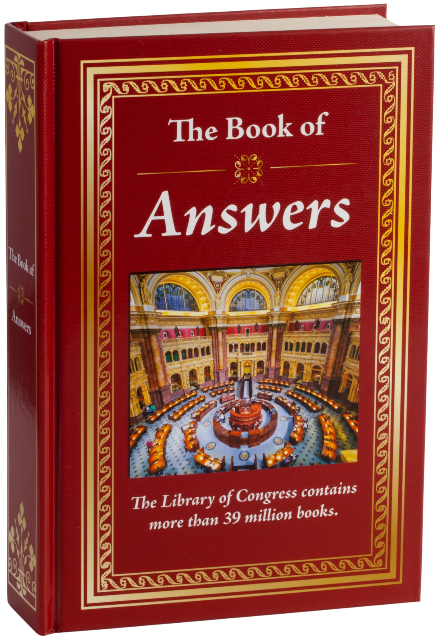 The Book of Answers: Big Book of Questions & Fascinating Facts  Hardcover Gift for Trivia Buffs, Curious Minds, Adults, Dad & Knowledge Seekers