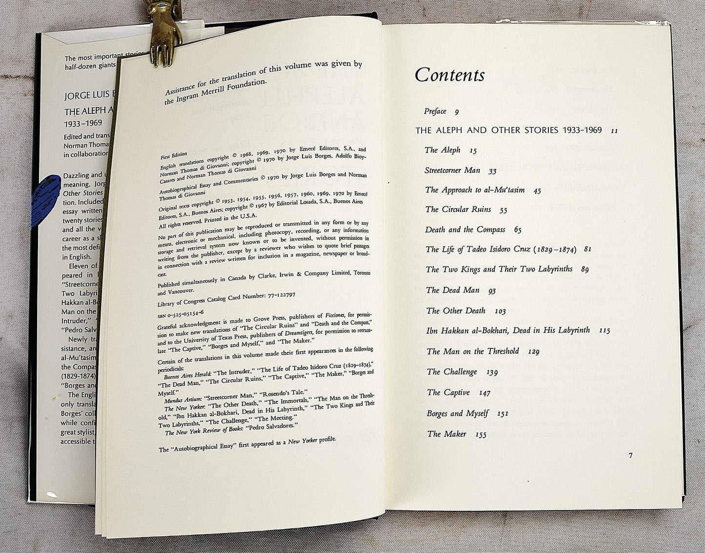 The Aleph and Other Stories, 1933-1969: Together with Commen