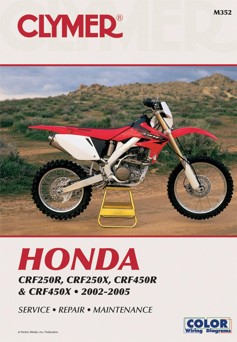 Honda CRF250R (2004), CRF250X (2004) AND CRF450R 2002-2004 (CLYMER MOTORCYCLE REPAIR)