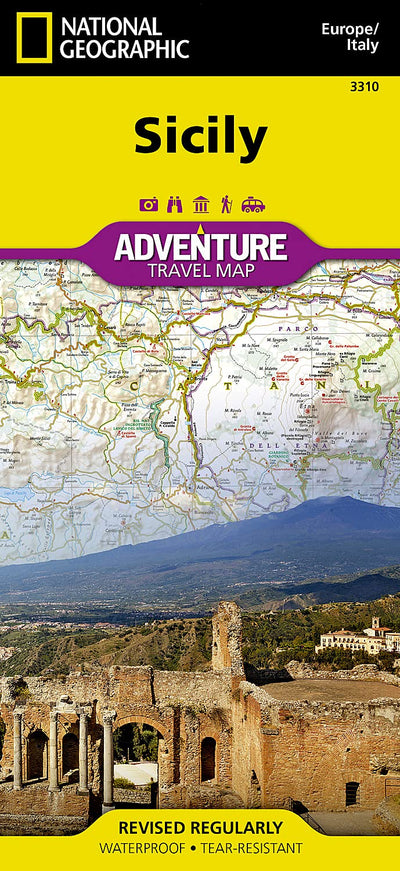 Sicily Map [Italy] (National Geographic Adventure Map, 3310)