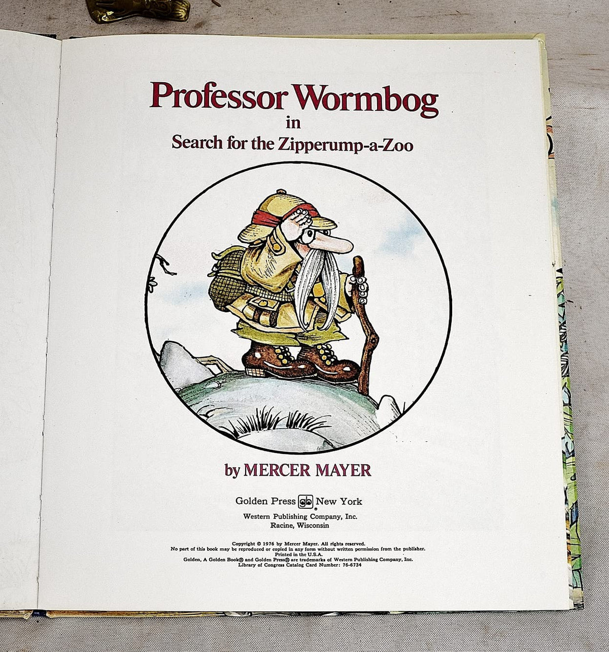 Professor Wormbog in Search for the Zipperump-a-zoo