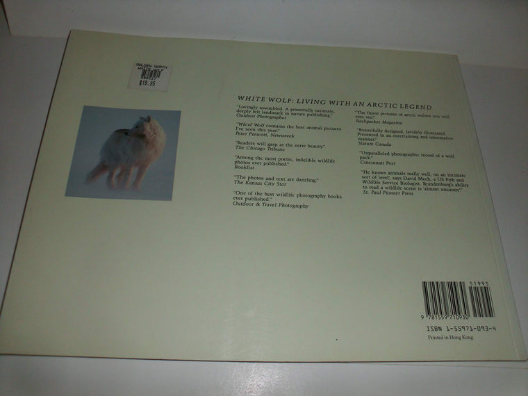 White Wolf: Living With an Arctic Legend — back cover