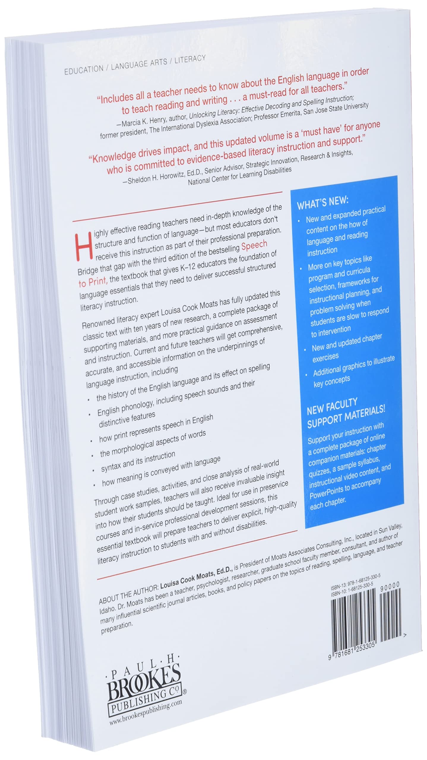Speech to Print: Language Essentials for Teachers