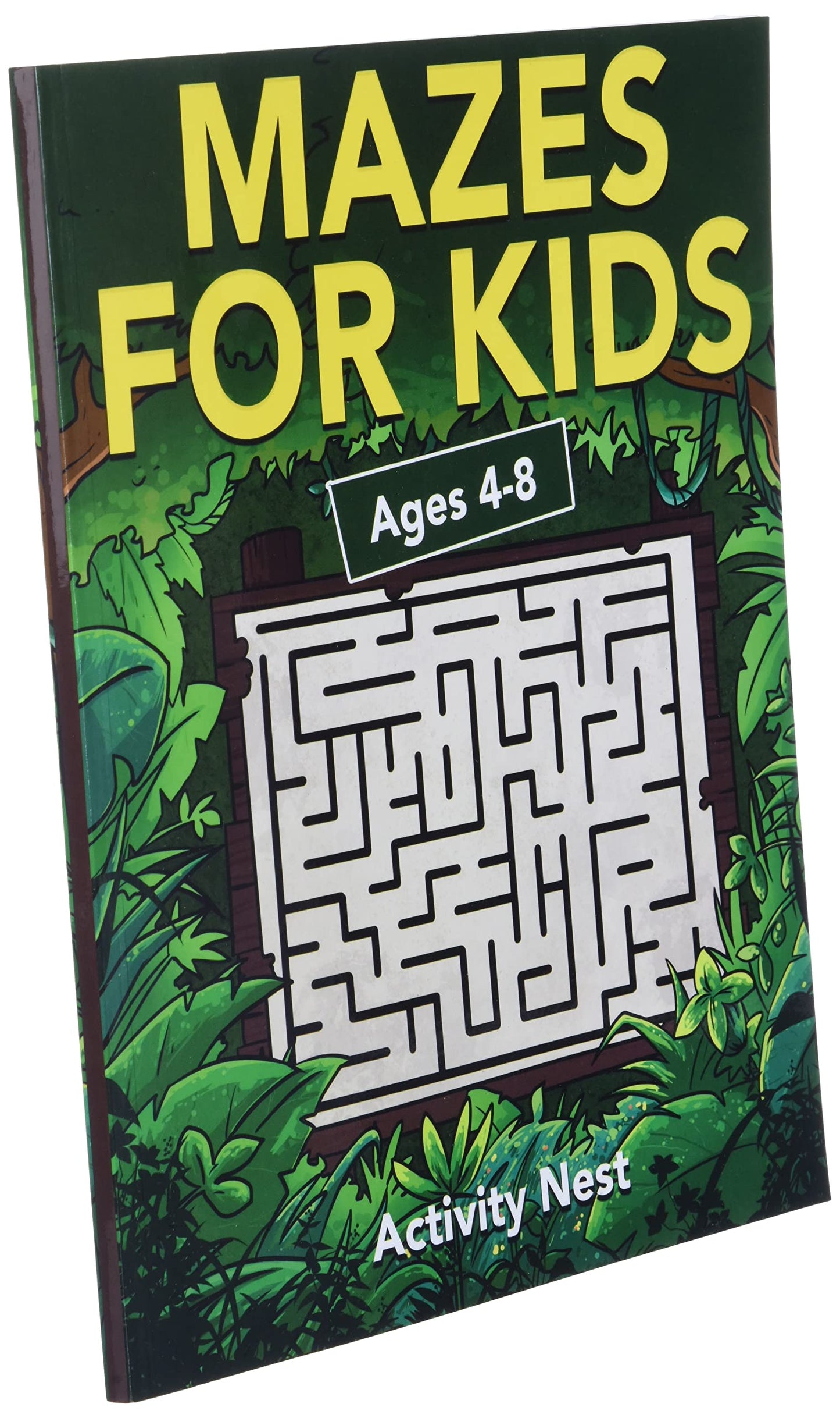 Mazes For Kids Ages 4-8: Maze Activity Book  4-6, 6-8  Workbook for Games, Puzzles, and Problem-Solving