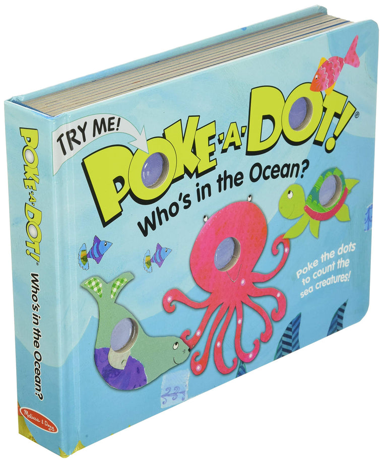 Who's in the Ocean? (Poke-a-Dot!) — back cover