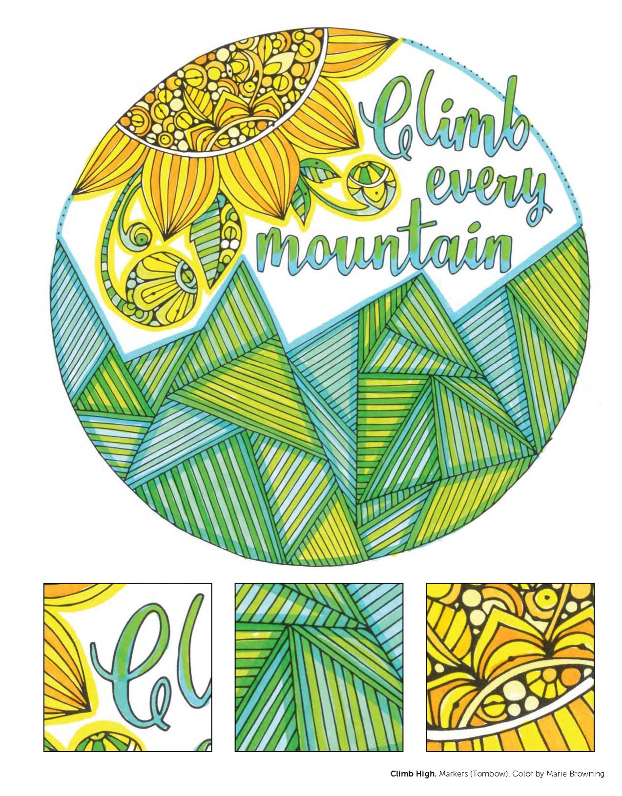 Creative Coloring Inspirations from the Heart: Art Activity Pages to Relax and Enjoy! (Design Originals) 32 Inspirational Notions & Natural Motifs for Family Harmony, on Extra-Thick Perforated Pages
