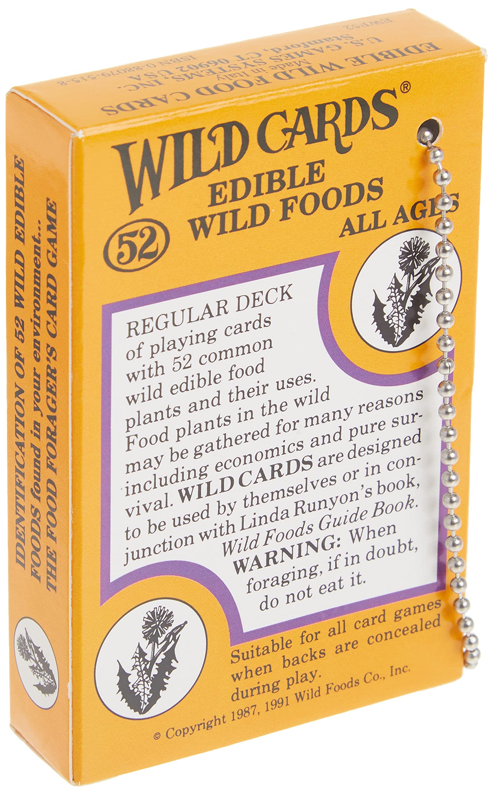 Edible Wild Foods Playing Cards (All Ages)
