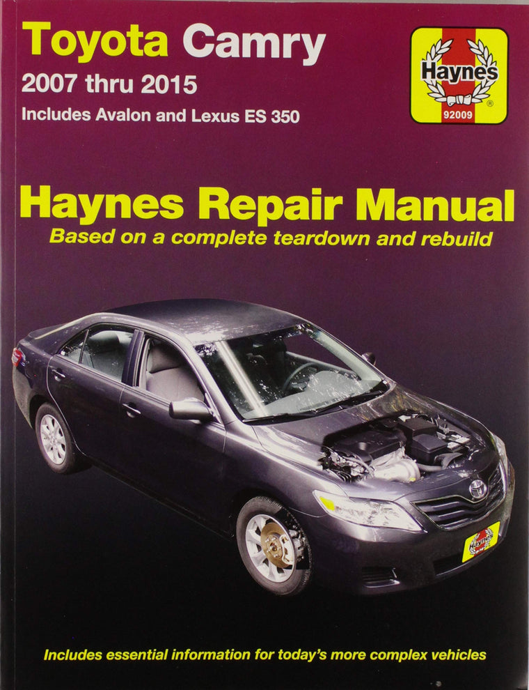 Toyota Camry, Avalon, and Lexus ES 350 2007-2011 Repair Manual (Haynes Repair Manual)