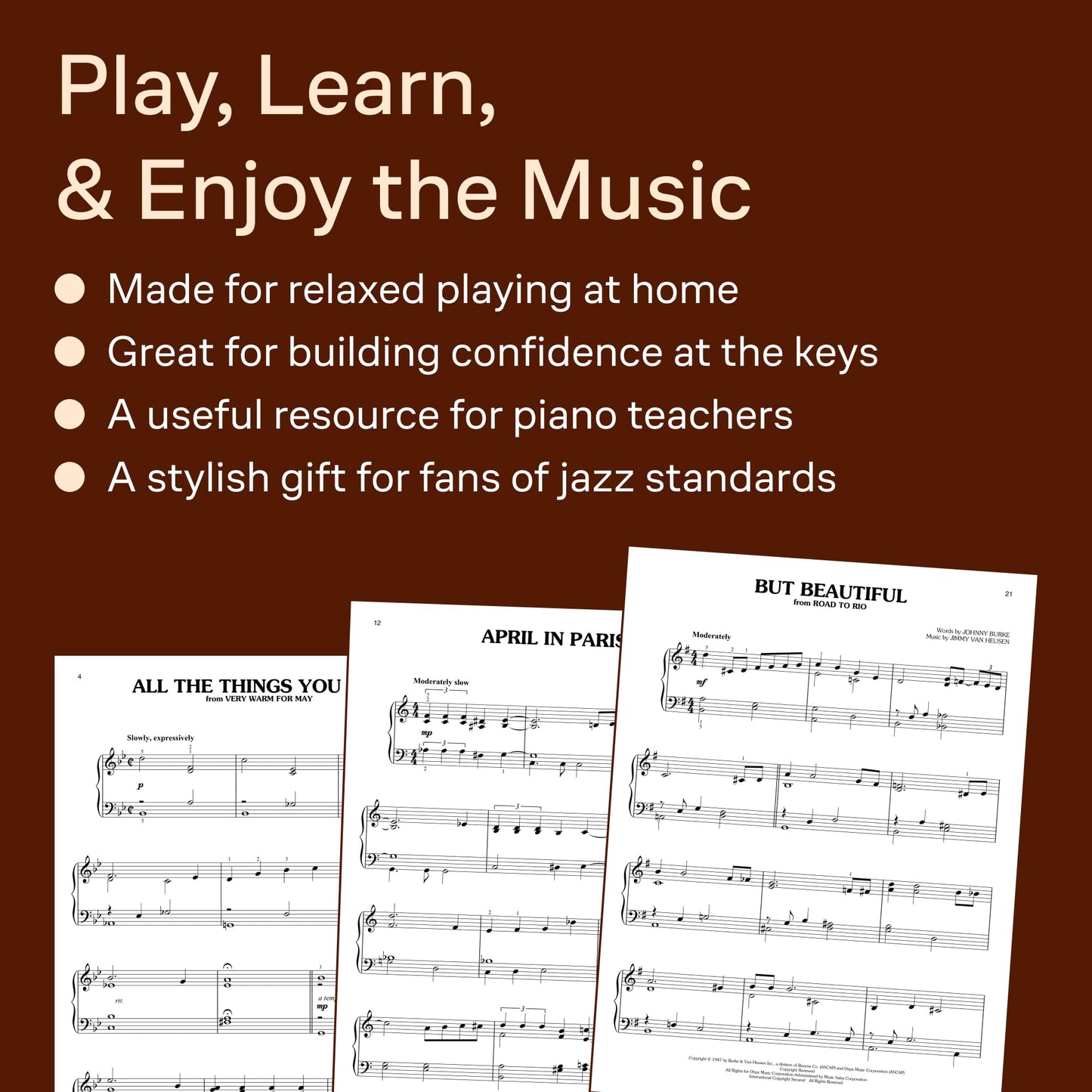 Cocktail Piano Classics - Easy Piano Songbook with 50 Jazz Standards and American Songbook Favorites for Piano Players  Includes Fly Me to the Moon, Moon River, Stardust and many more
