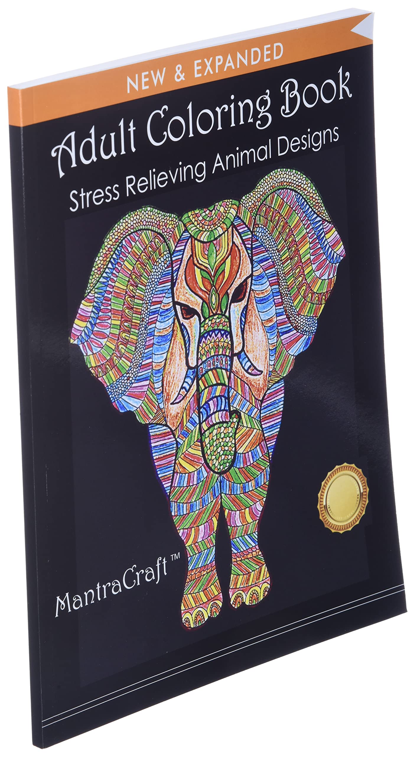 Adult Coloring Book: Stress Relieving Animal Designs