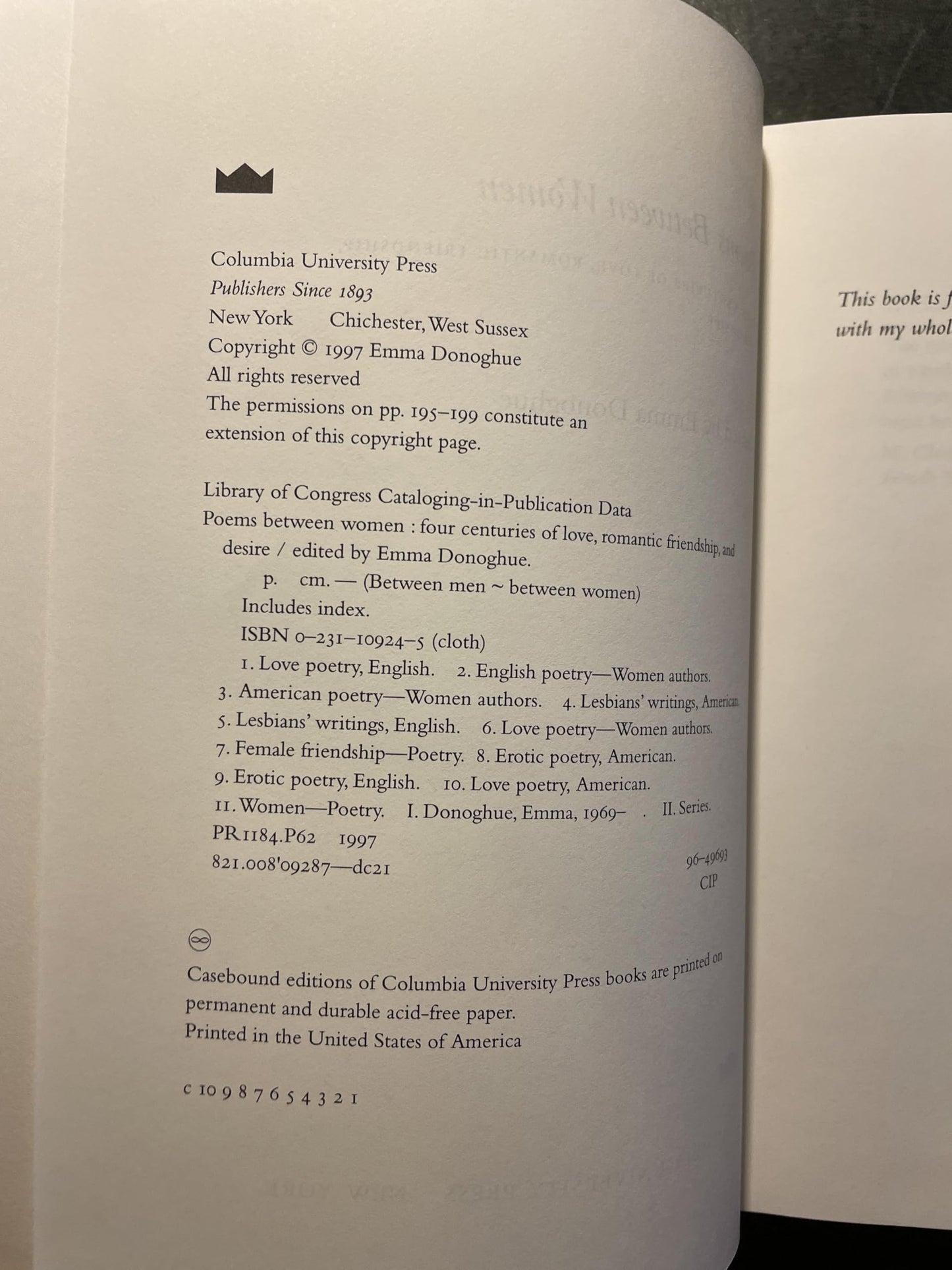 Poems Between Women