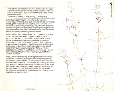 Zen Seeing, Zen Drawing: Meditation in Action by Franck, Fre