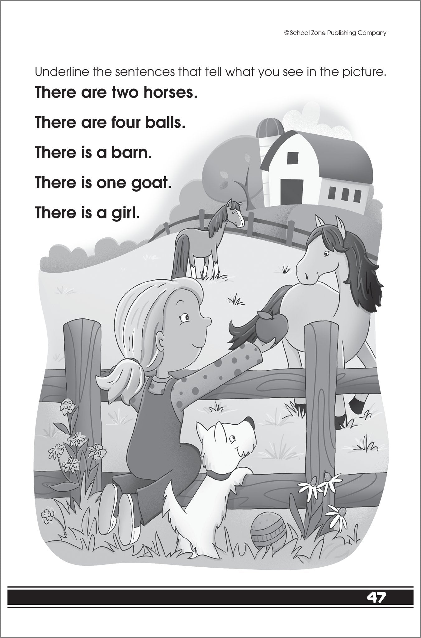 School Zone Get Ready to Read Workbook: 48 Pages, Kindergarten, 1st Grade, Alphabet, Letter-Sound Recognition, Beginner Reading, Sequencing, Matching, Ages 5 to 7 (Little Get Ready! Book Series)