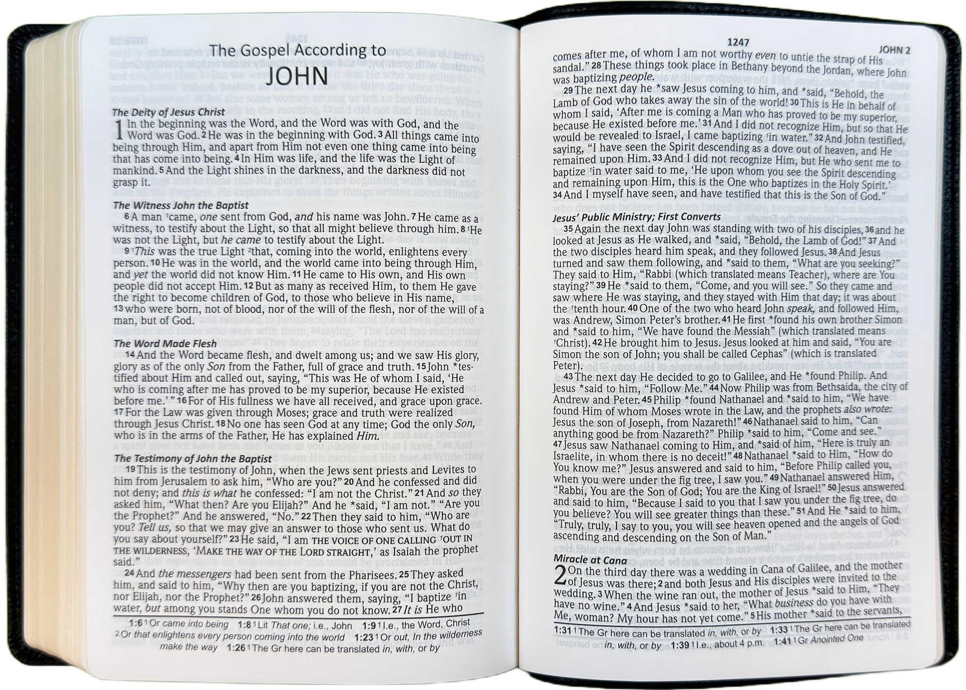 NASB Large Print Compact Bible, Teal, Leathertex, 2020 text
