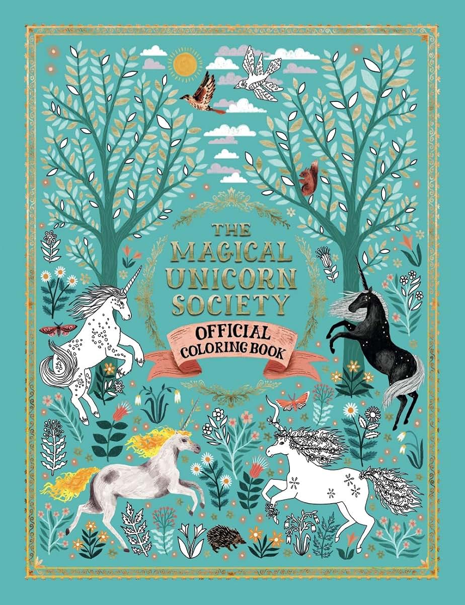 The Magical Unicorn Society Official Coloring Book