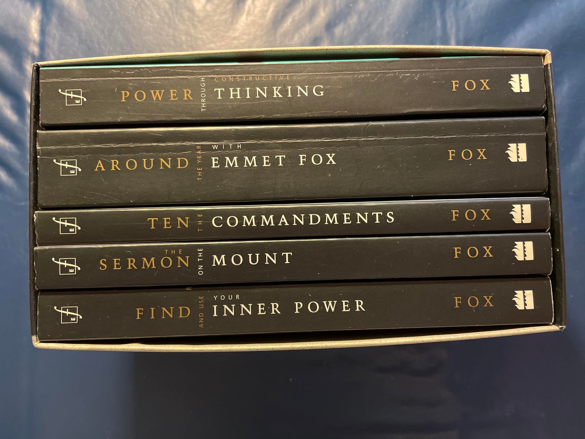 The Emmet Fox Treasury--Five Spiritual Classics: Around the Year With Emmet Fox, Find & Use Your Inner Power, The Ten Commandments, The Sermon on the Mount, Power Through Constructive Thinking