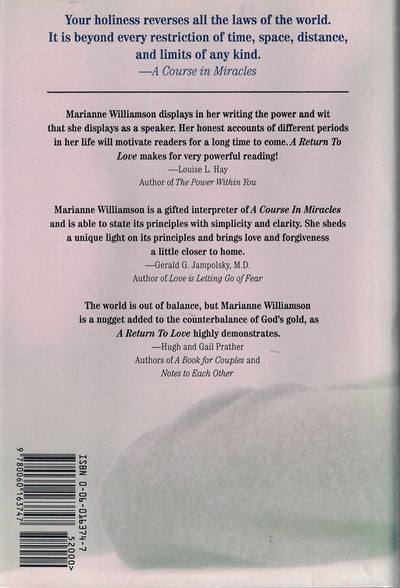 Return to Love: Reflections on the Principles of a Course in