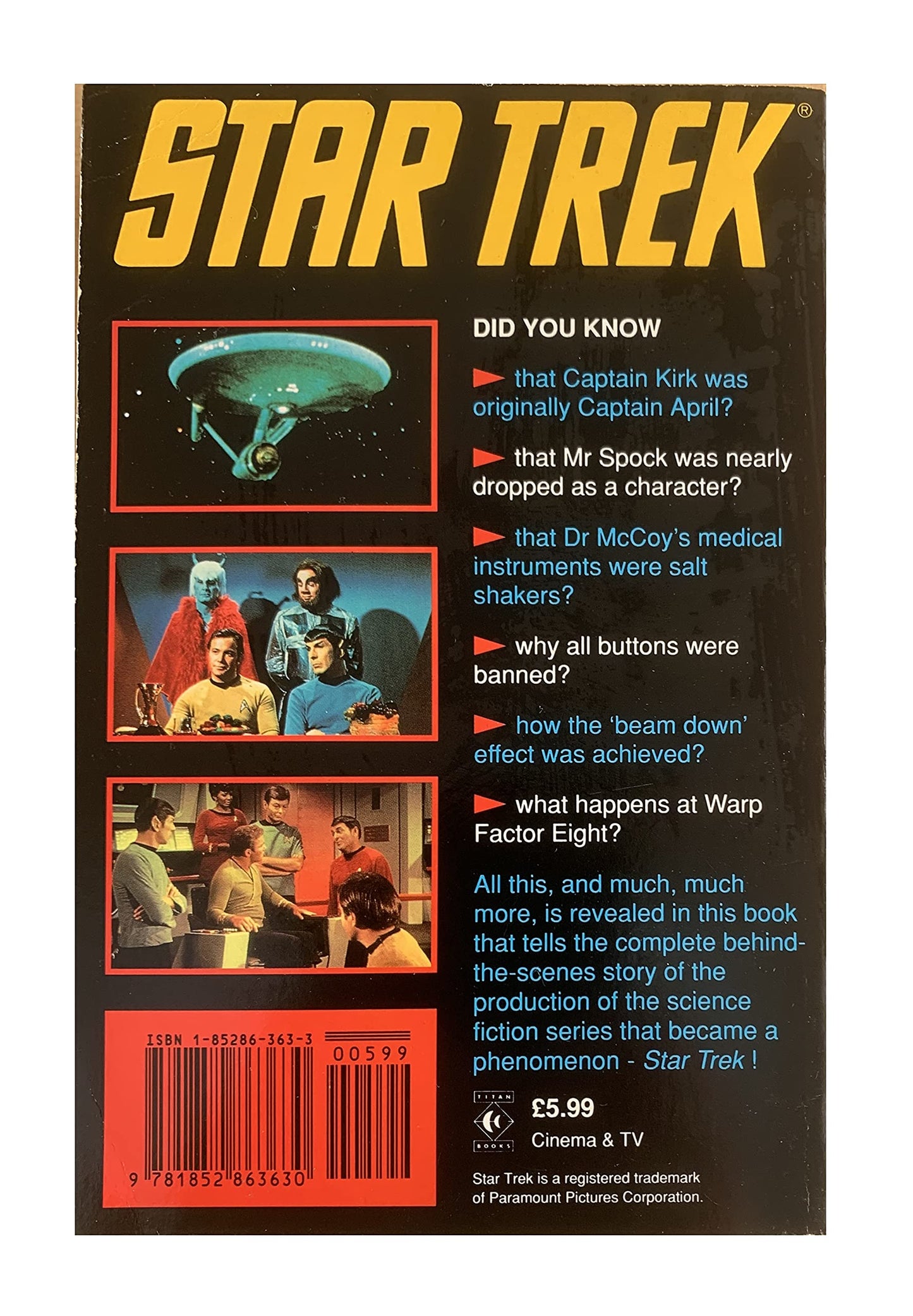Star Trek: the Making of the TV Series