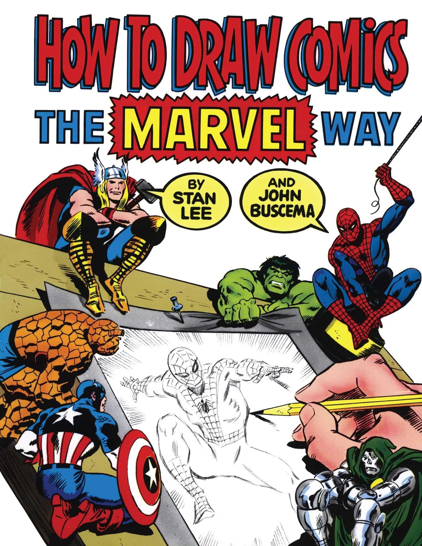 How To Draw Comics The Marvel Way by John Buscema (Paperback)
