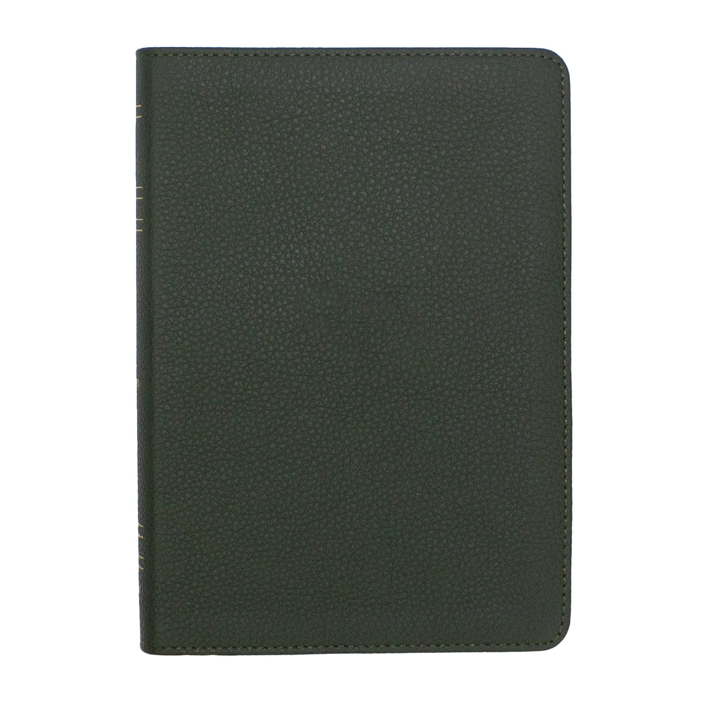 LSB Holy Bible, Portable Size, Green Premium Genuine Leather (Cowhide): Legacy Standard Bible in a 2-Column Paragraph, Red Letter Format with 2 Ribbon Markers and Gold Gilded Page Edges
