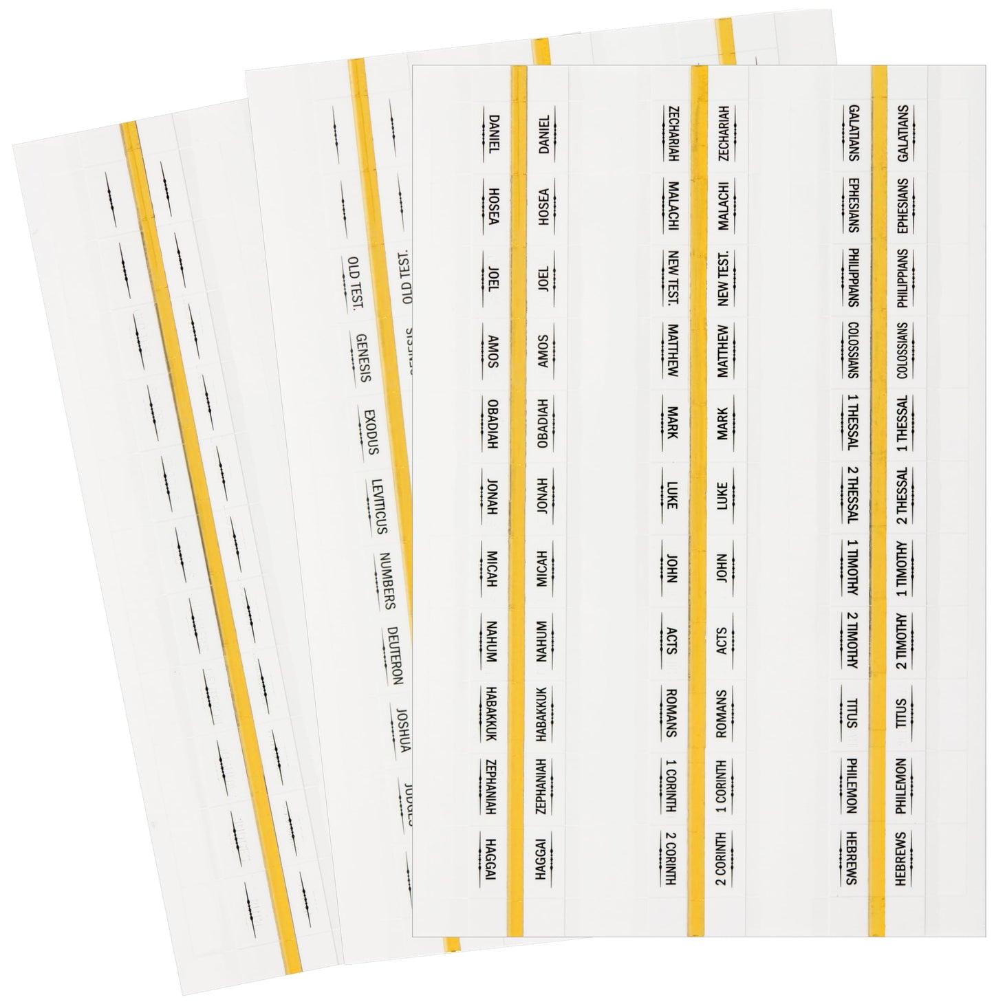 Bible Tab Stickers (Set of 99 Tabs)