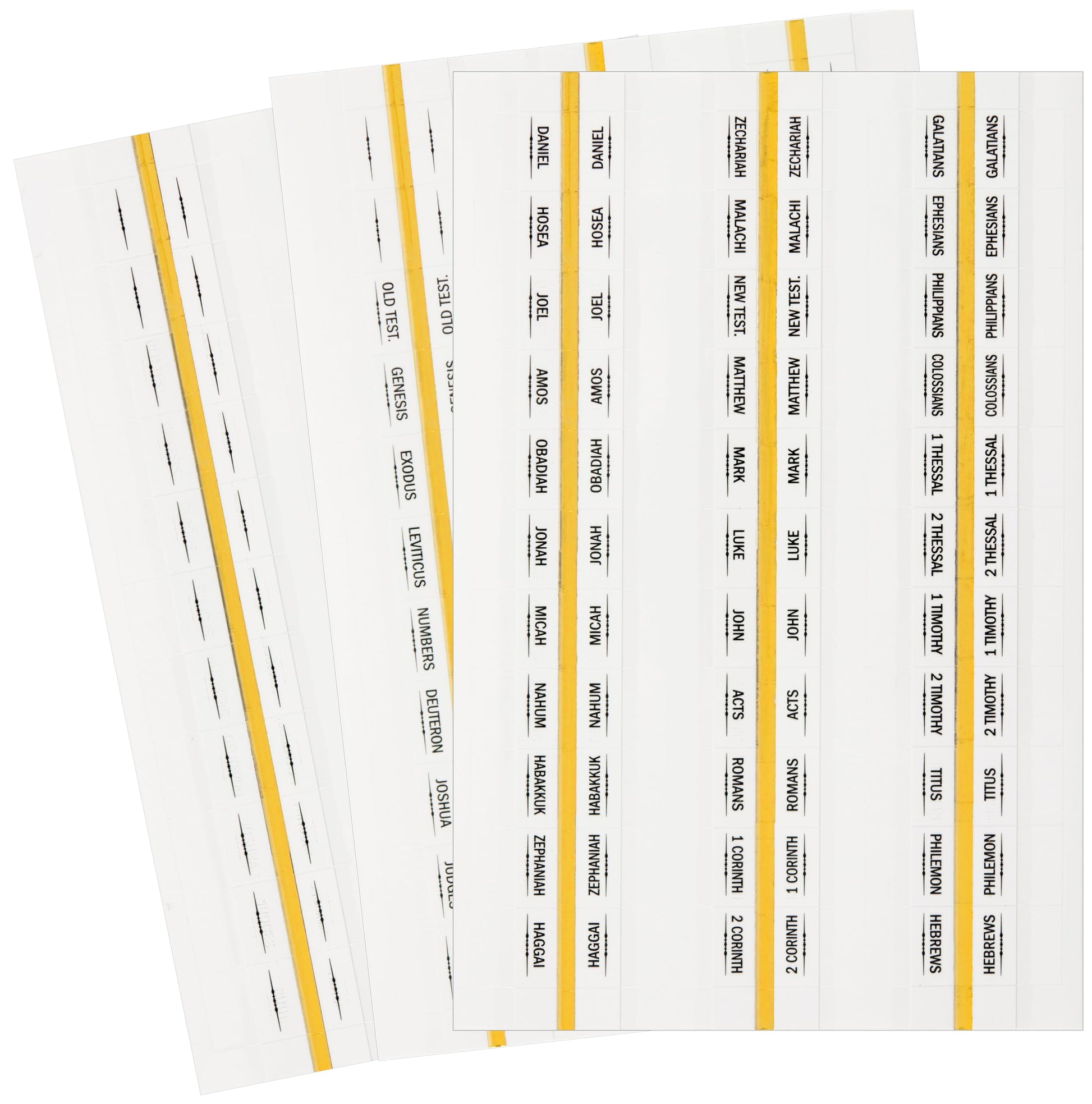Bible Tab Stickers (Set of 99 Tabs)
